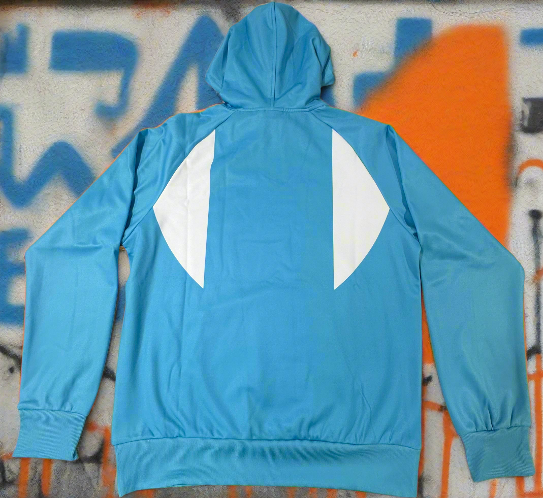 Authentic Hoodie - Workin' Class Records (Sky Blue/White)