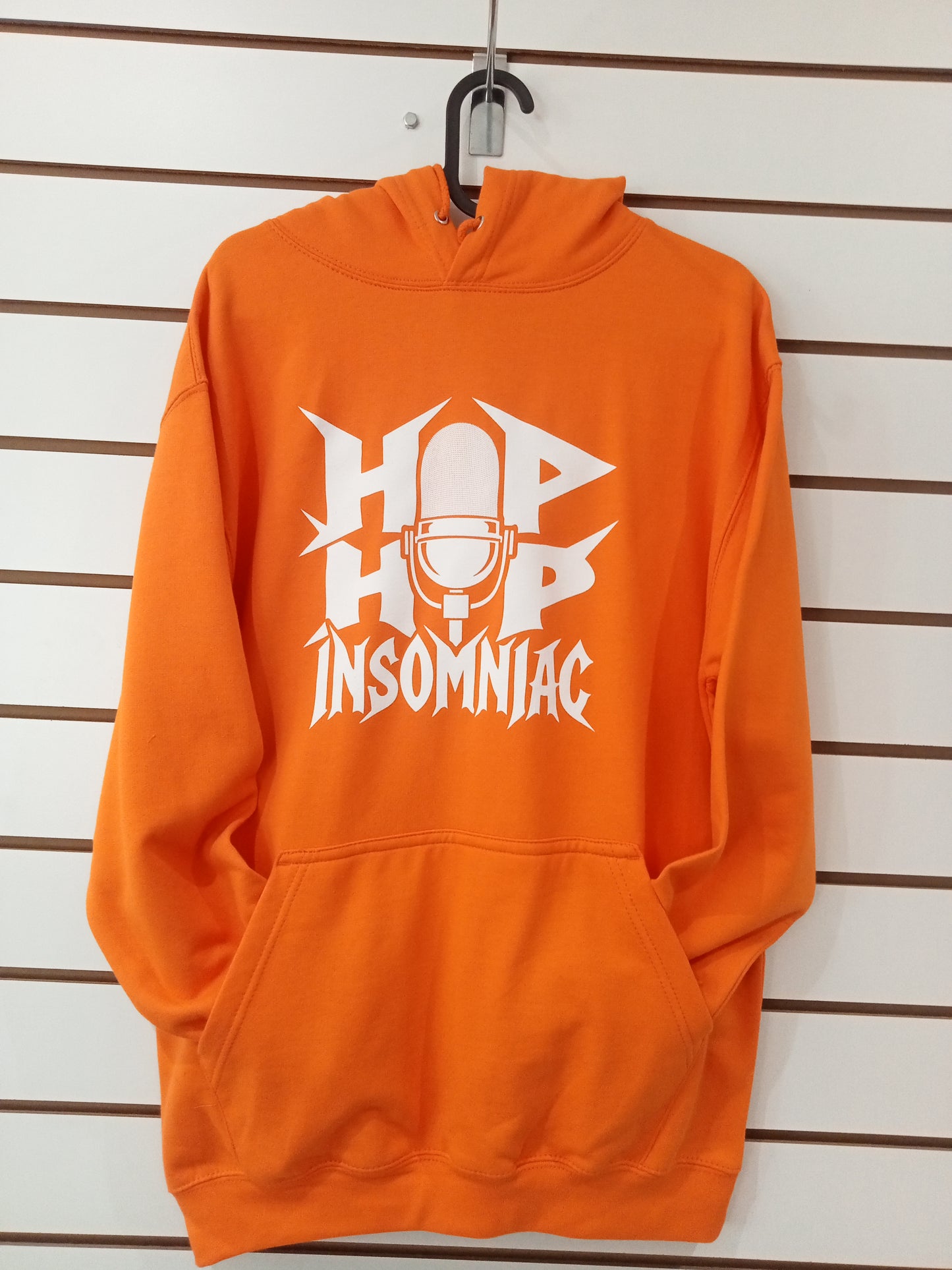 G-Style Hoodie - Hip-Hop Insomniac (Orange)