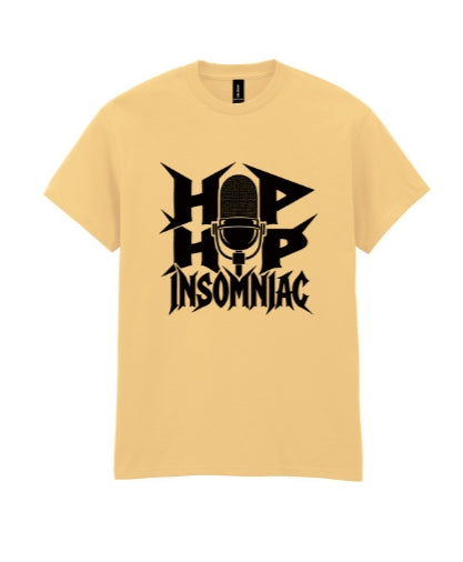 Classic T-shirt - Hip-Hop Insomniac (Gold)