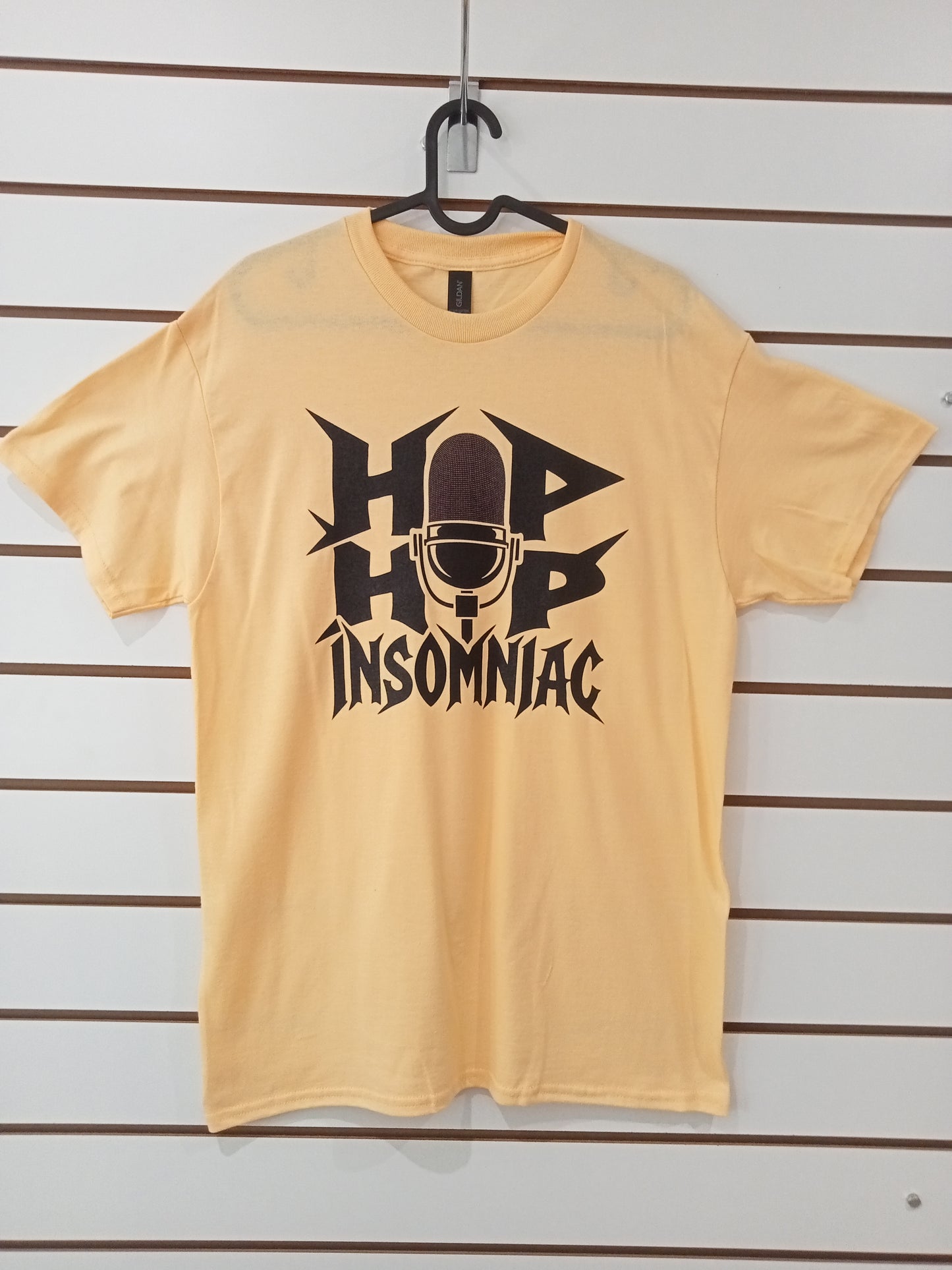 Classic T-shirt - Hip-Hop Insomniac (Gold)