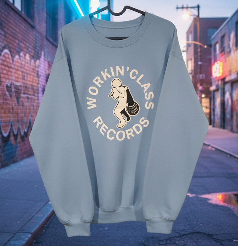 Jumper - Workin' Class Records - Light Blue