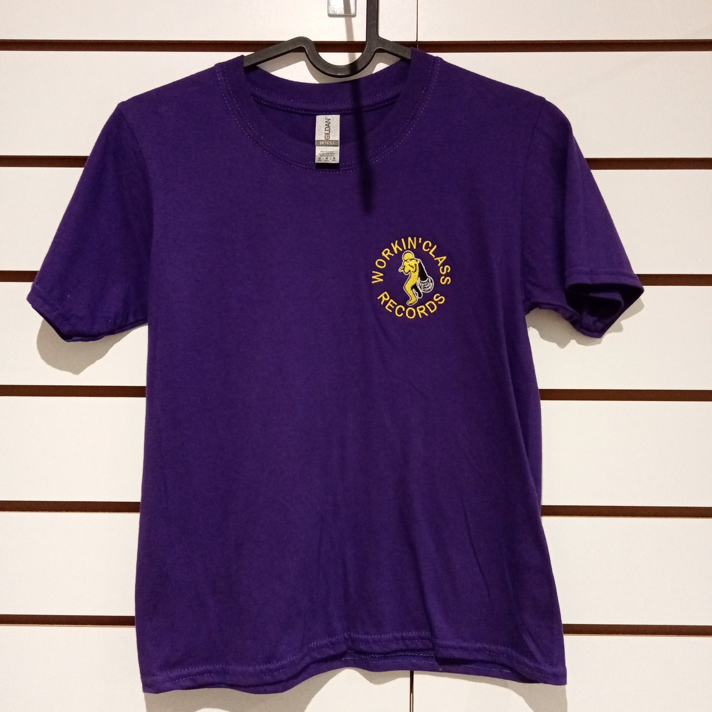 T-shirt Kids Short Sleeve (Workin' Class Records Purple)