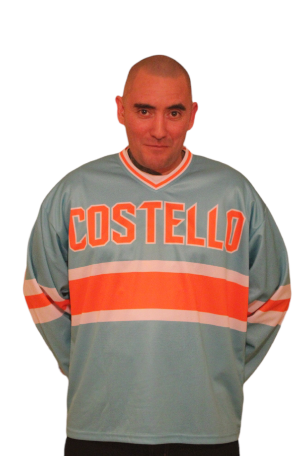Xtra Sized - Limited Edition Hockey Jersey - Super Baggy (Costello Illosophical/Mint Green/Orange/White)
