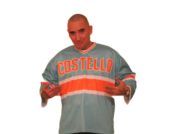 Xtra Sized - Limited Edition Hockey Jersey - Super Baggy (Costello Illosophical/Mint Green/Orange/White)