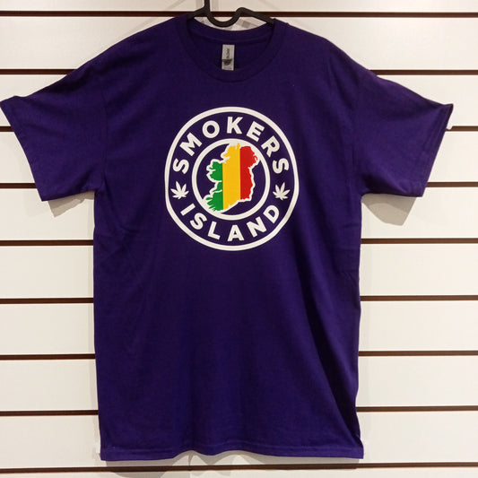 Classic T-Shirt - Smokers Island (Purple)