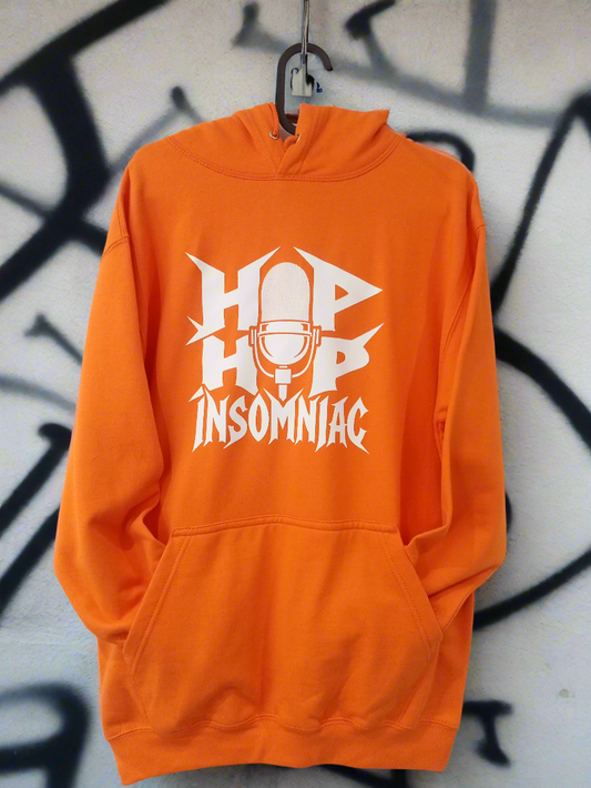 G-Style Hoodie - Hip-Hop Insomniac (Orange)