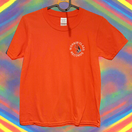 T-shirt Kids Short Sleeve (Workin' Class Records Orange)