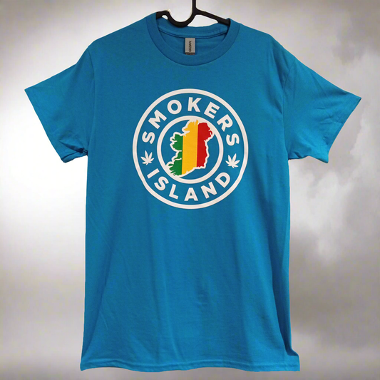 Classic T-Shirt - Smokers Island (Blue) - Only 1 Small Left