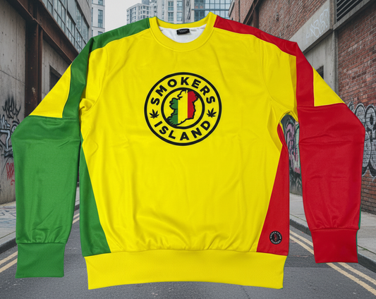 Smokers Island Reggae Sweater (Green/Yellow/Red)