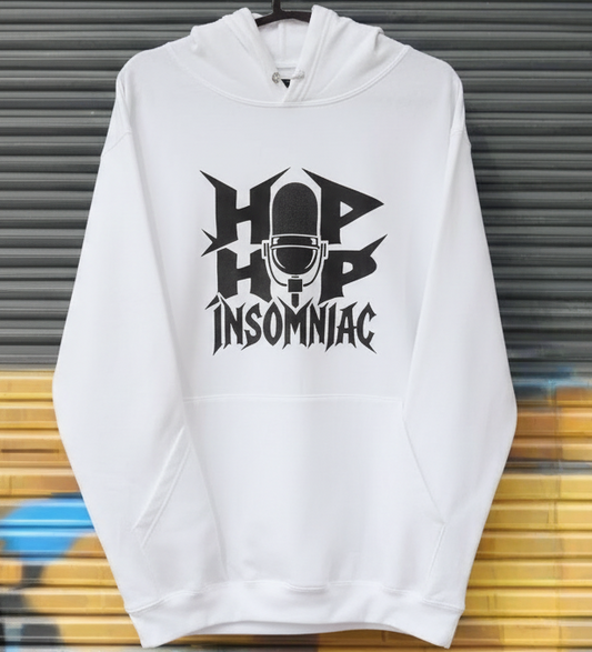 G-Style Hoodie - Hip-Hop Insomniac (White)