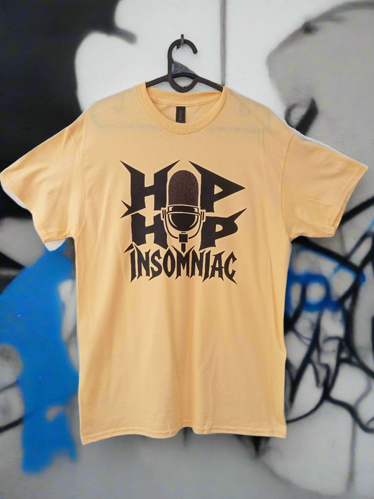 Classic T-shirt - Hip-Hop Insomniac (Gold)