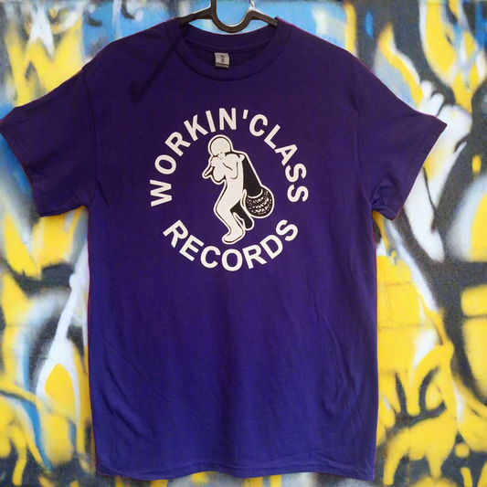 T-Shirt - Workin' Class Records (Purple) - Only 1 Small Left