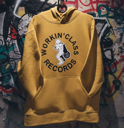 Classic Hoodie - Workin' Class Records X Russell Athlethic - Gold