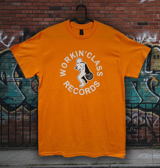 T-Shirt - Workin' Class Records - Tangerine