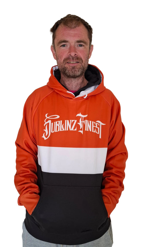 Hoodie - Dublinz Finest (Black/White/Orange)