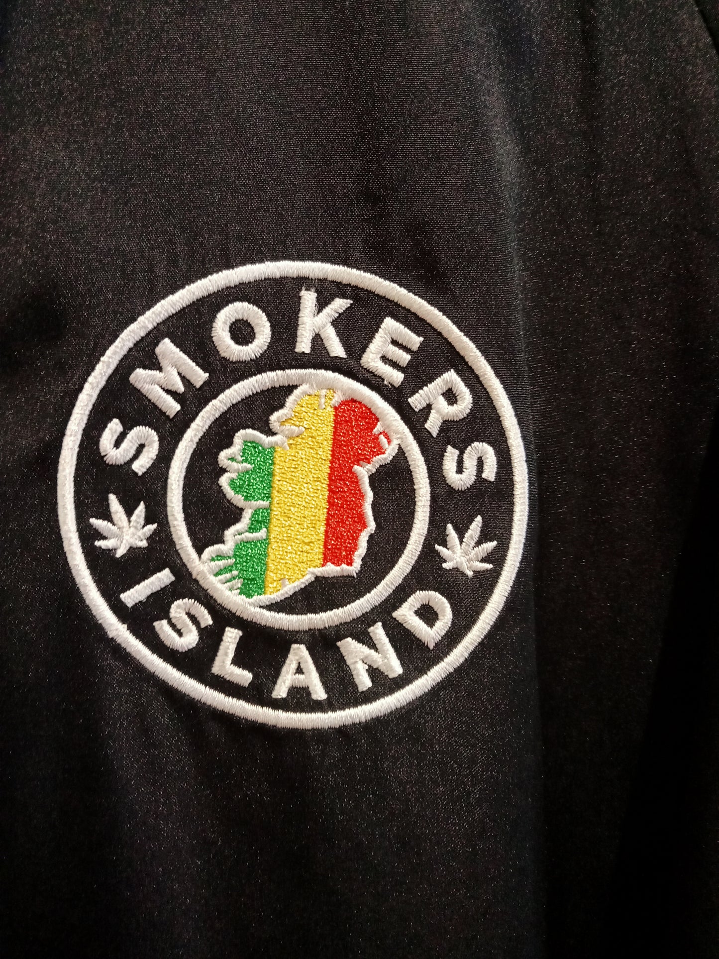 Half Zip Hoodie - Black Smokers Island