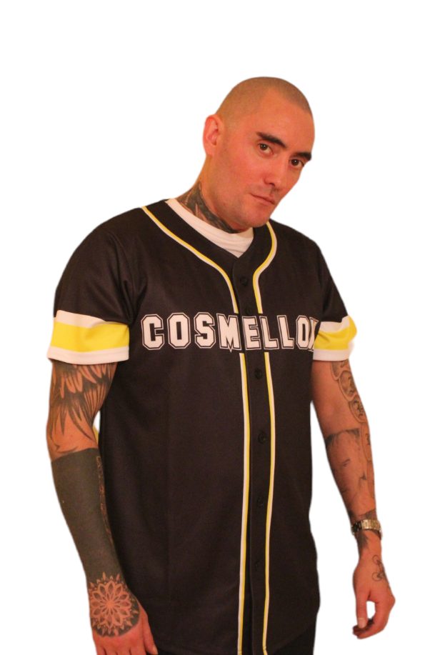 Limited Edition Boss Button Jersey (Cosmellow Black) – Cosmellow Clothing