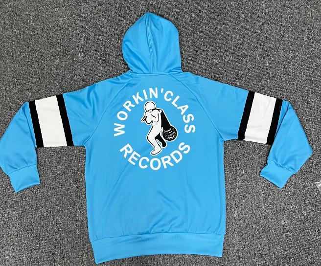 Hoodie - Dublinz Finest X Workin' Class Records (Blue/Black/White)